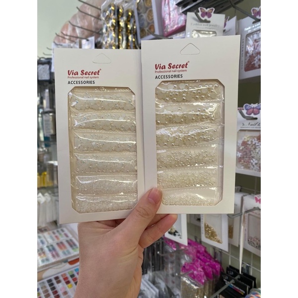 Ngọc Nửa Mix Size Đính Móng Nail