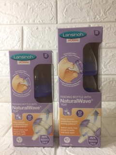 Bình sữa Lansinoh 160ml, 240ml (UK)