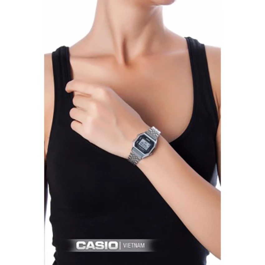 Đồng hồ nữ dây kim loại Casio chính hãng Anh Khuê LA680WA-1DF