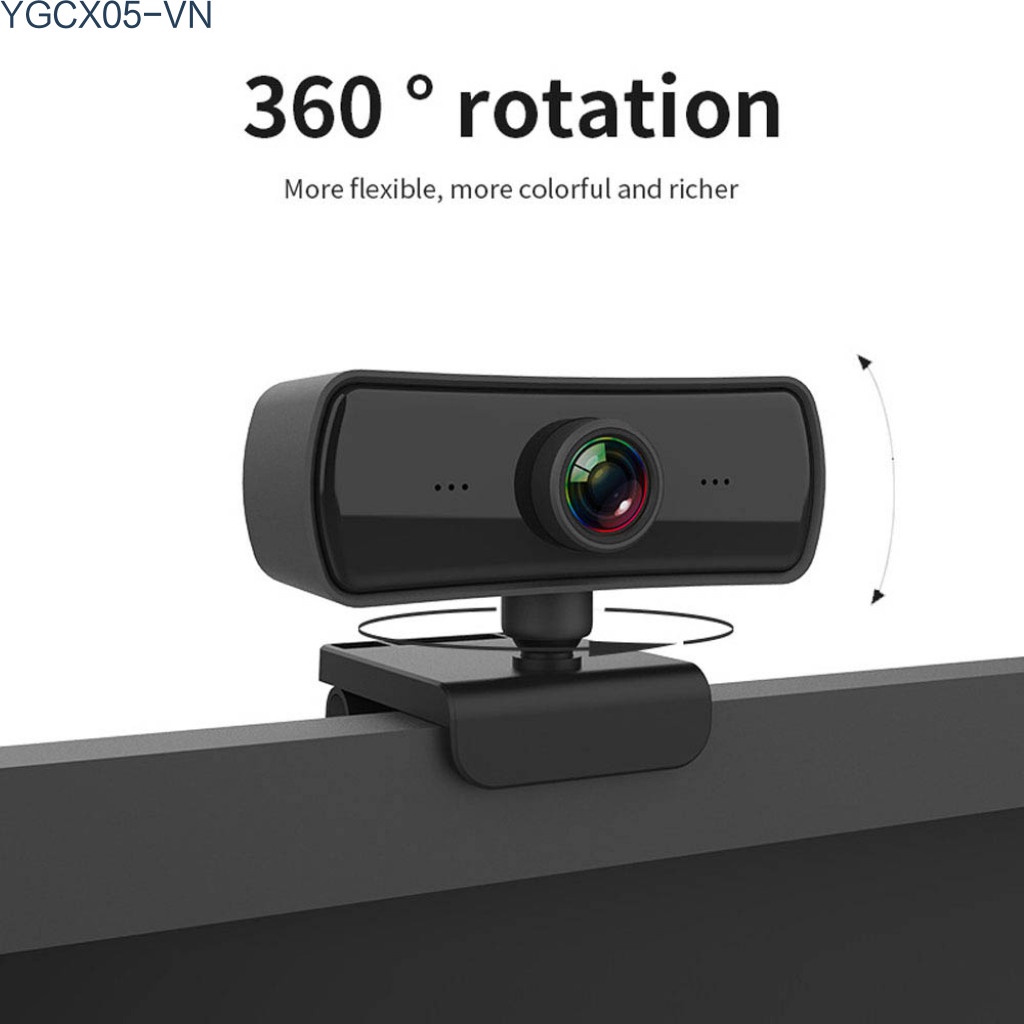 Webcam Q18 Qhd 2k 30fps Tự Động Lấy Nét Kèm Micro Cho Youtube / Skype / Online / Dạy Học