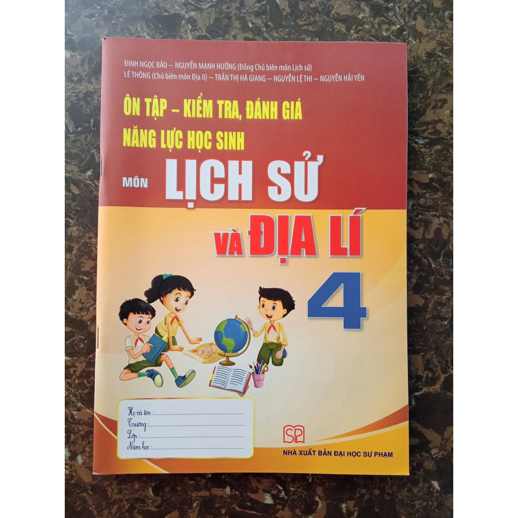 Sách Ôn tập kiểm tra đánh giá năng lực học sinh môn Lịch sử và Địa lí lớp 4