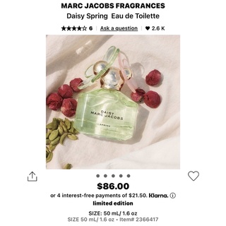 [SALE 50%] Nước hoa Marc Jacobs Daisy Spring Eau de Toilette fullsize 75ml