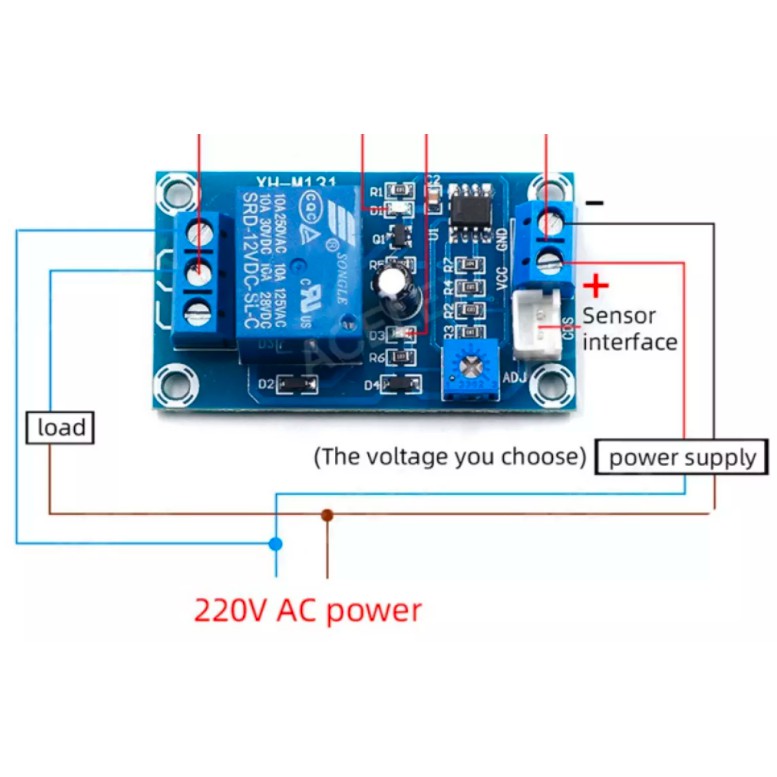 Module cảm biến ánh sáng tích hợp relay 12v [Đủ loại]