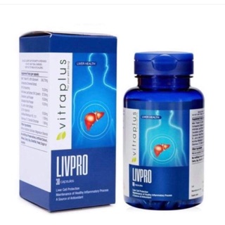 Vitraplus Livpro (Canada)(hàng Chính Hãng)(men gan cao,viêm gan cấp và mãn tính, viêm gan B, gan nhiễm mỡ, xơ gan...)