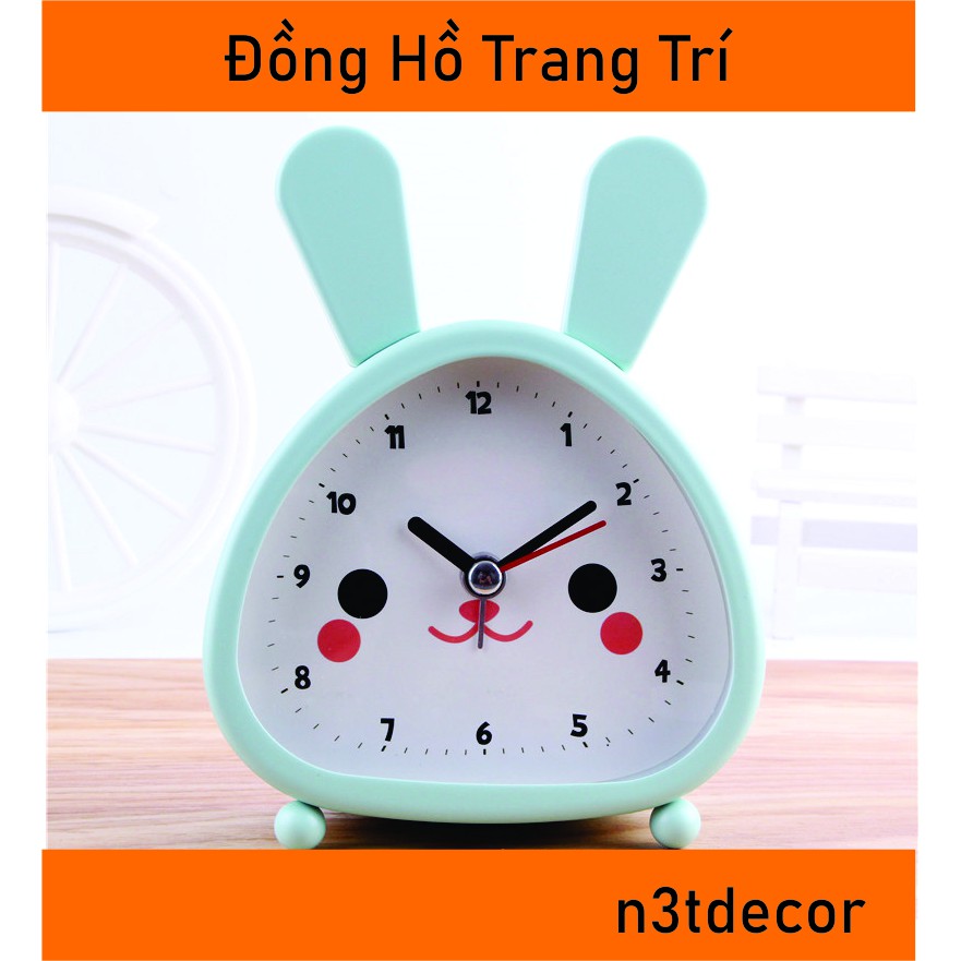 ( ĐỒNG HỒ VIỀN SẮT)  để bàn trang trí siêu xinh, siêu bền.