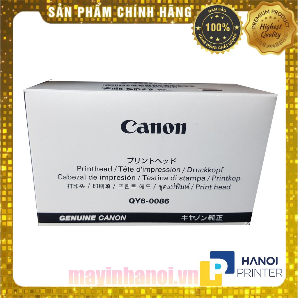 Đầu in phun Canon QY6-0086 chính hãng dùng cho Canon IX 6770/ 6860 / 6820/ IP 7250/7270