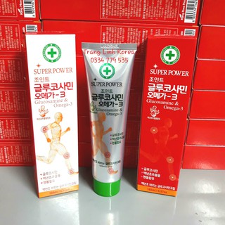 Dầu Lạnh Hàn Quốc, Dầu Lạnh Cao Cấp Glucosamine & Omega3, Tuýp 165ml