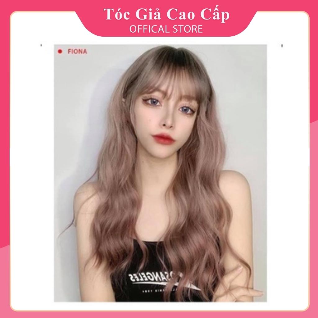 Tóc giả cả đầu xù lửng màu hồng ❤️FREESHIP❤️ tóc cả đầu xù lửng - 8184
