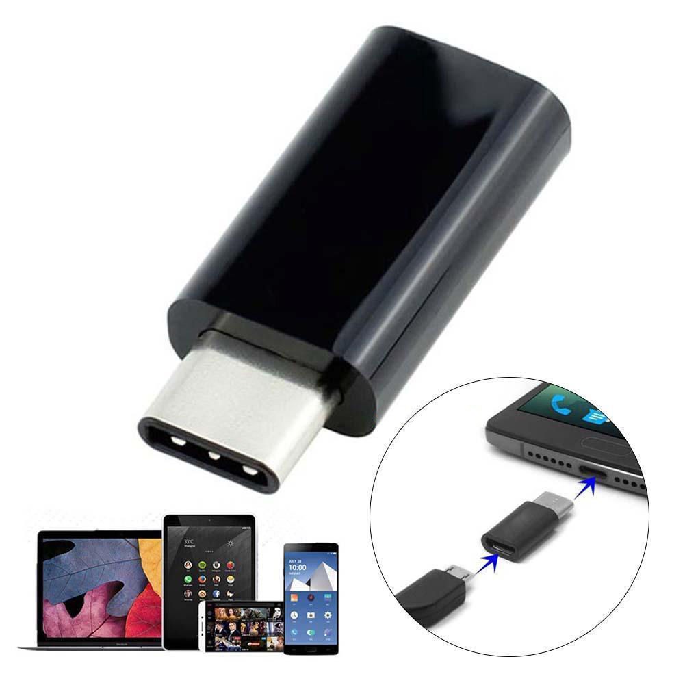 Set 2 Đầu Chuyển Đổi Micro Usb Sang Type C Cho Android / Samsung / Huawei / Mi