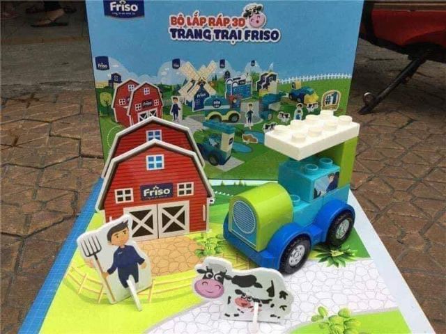 Bộ lắp ráp 3D trang trại Friso