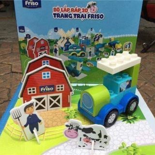 🌺Bộ lắp ráp 3D trang trại Friso