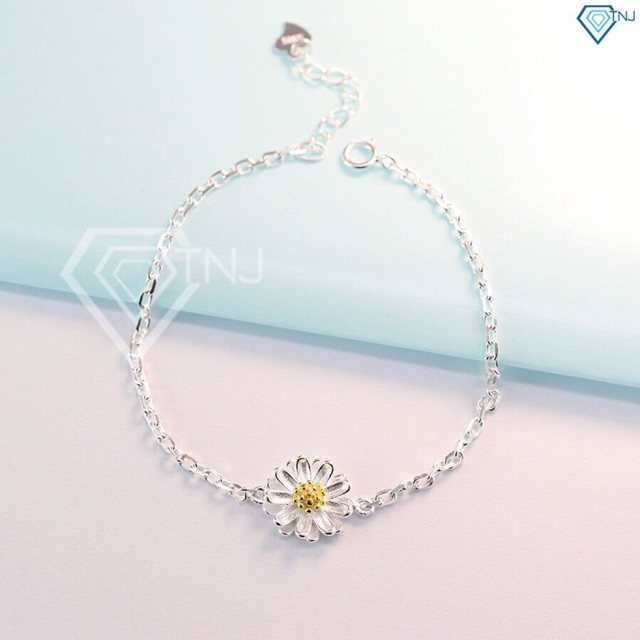 LẮC TAY NỮ BẠC TA - LẮC TAY HOA CÚC HOẠ MI