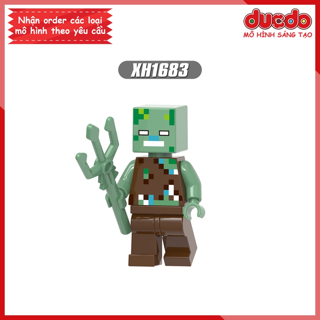 Minifigures các nhân vật Minecraft - Đồ chơi Lắp ghép Xếp hình Mini Mô hình XINH X1310