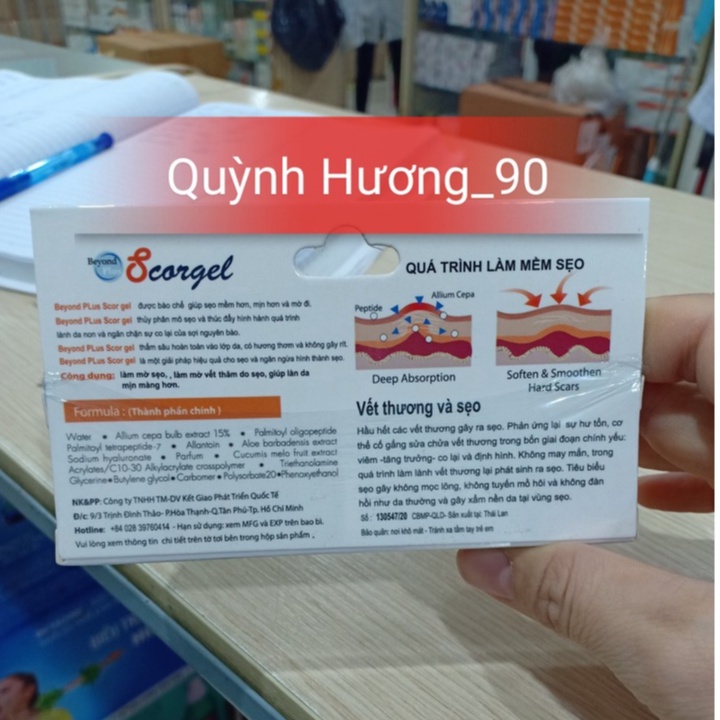 Gel liền sẹo SCARGEL giúp nhanh làm liền sẹo ( Scorgel 10g )