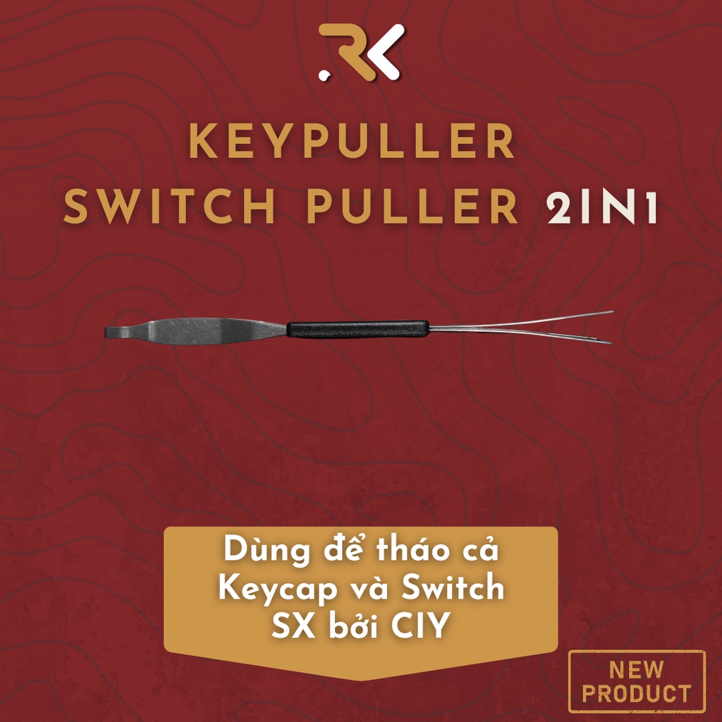 Keypuller Switch Puller 2in1 | Dụng cụ tháo keycap và switch bàn phím cơ 2 in 1 | Rekeyboard