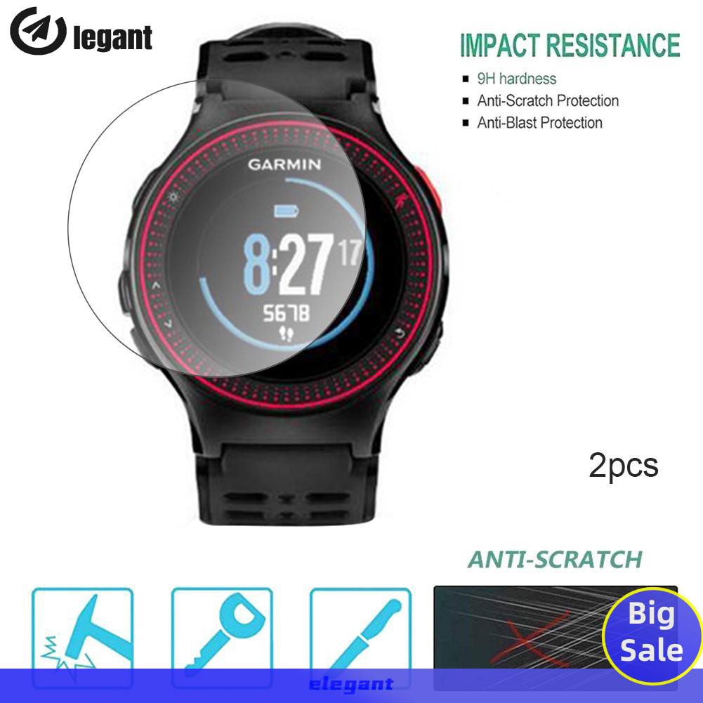 Set 2 Kính Cường Lực Cao Cấp Bảo Vệ Màn Hình Cho Đồng Hồ Garmin Forerunner 245