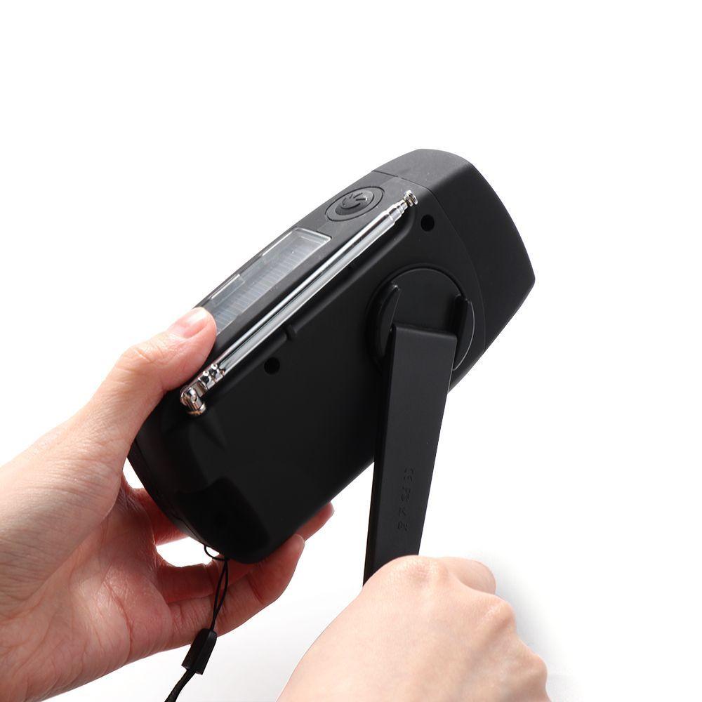 Máy Nghe Nhạc MP3 AM / FM Kết Nối Bluetooth Không Dây Sạc USB Có Đèn LED