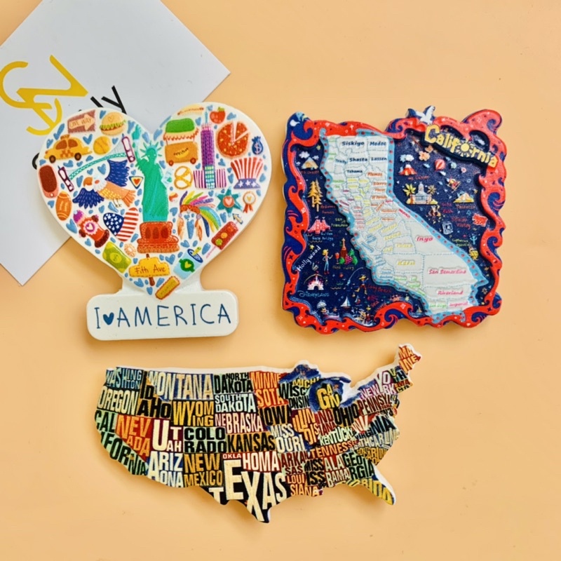 Nam châm lưu niệm hình ảnh các nước trên thế giới