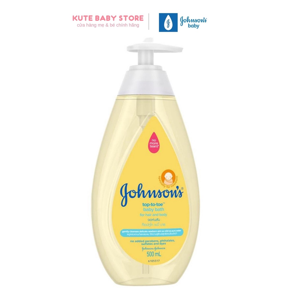 Sữa tắm gội Johnson's Baby Top-to-toe 200ml - 500ml