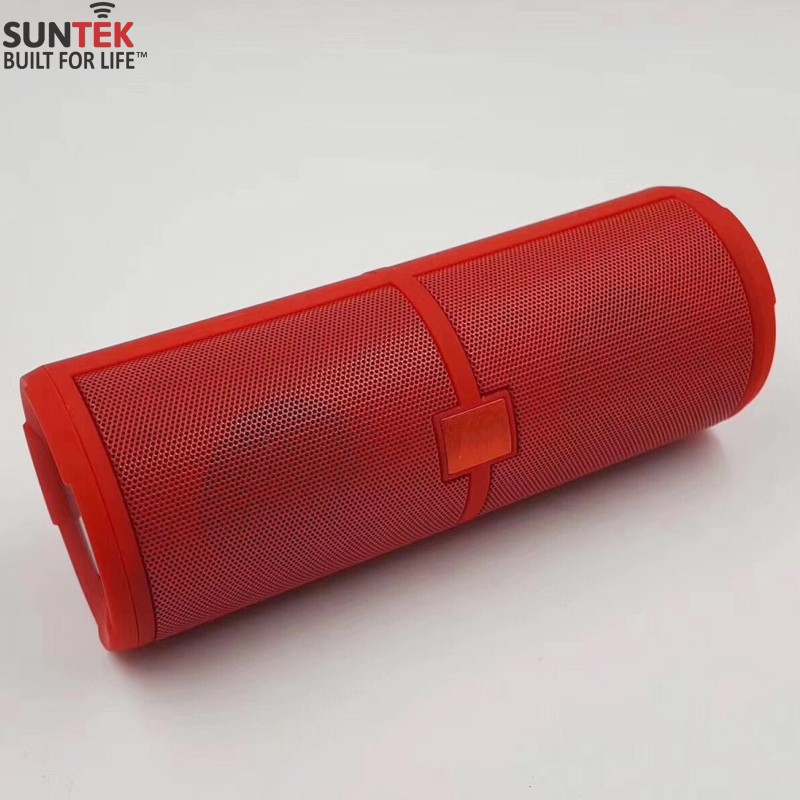 Loa Bluetooth SUNTEK S10 (Đỏ) + Tặng củ sạc USB