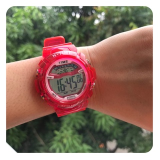 Đồng hồ trẻ em TIME dây thạch anh trong suốt