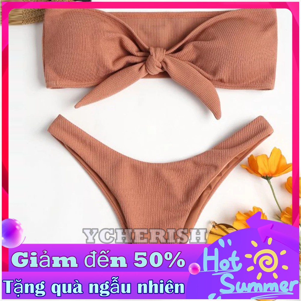 Bộ đồ bơi màu trơn gợi cảm dành cho nữ | BigBuy360 - bigbuy360.vn