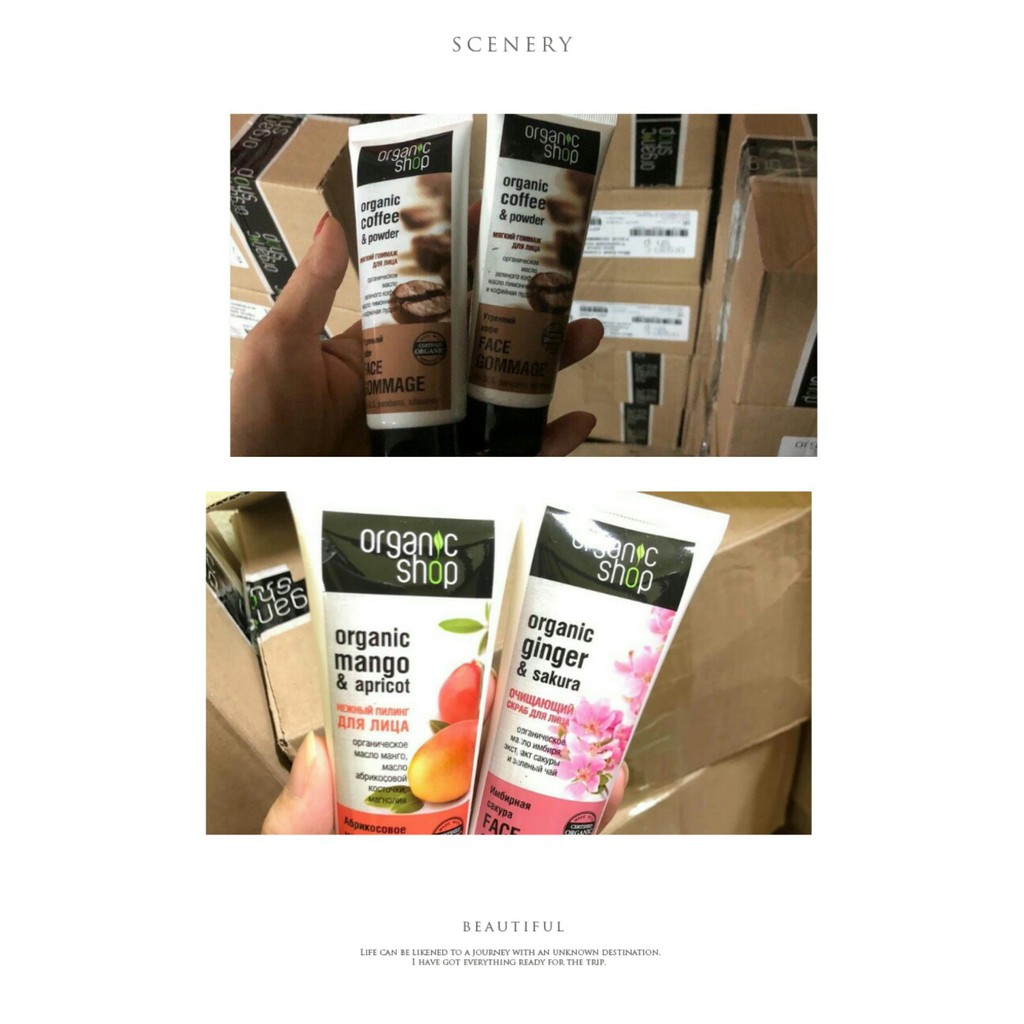 Tẩy da chết mặt Cafe Nga | BigBuy360 - bigbuy360.vn