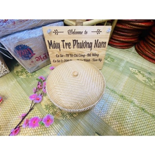Khay Đựng Bánh Kẹo Mứt Tết Đan Tre Thủ Công Đơn Giản Truyền Thống Chất Lượng Cao