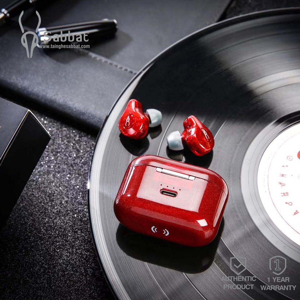 Tai nghe bluetooth sabbat E12ultra Gliter cosmos bản sản xuất giới hạn|tai nghe không dây sabbat e12ultra BH 12 tháng