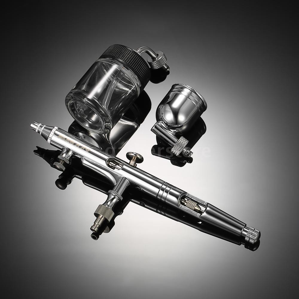 KKmoon Professional Multi-Purpose Side Feed Dual-Action Airbrush Kit Set Adjustable Air Control 0.25 | BigBuy360 - bigbuy360.vn