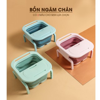 Chậu ngâm chân gấp gọn, bồn ngâm chân cao cấp