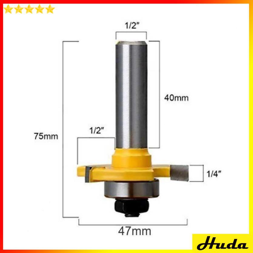 MŨI PHAY GHÉP VÁN SÀN, MŨI SOI GHÉP VÁN GỖ DÀY 13-19MM  -  đồ làm mộc