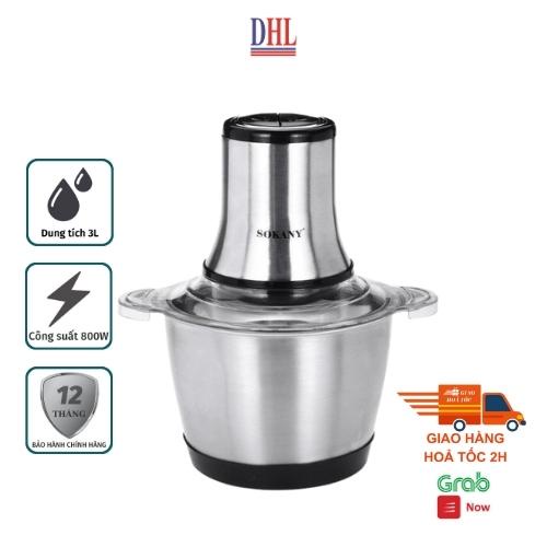 Máy xay thịt, máy xay đa năng SOKANY LB7005A 3.0l cao cấp chính hãng bảo hành 12 tháng