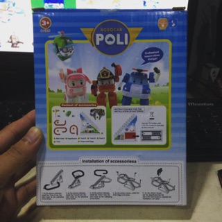 Bộ đồ chơi đua xe ô tô - Robocar Poli