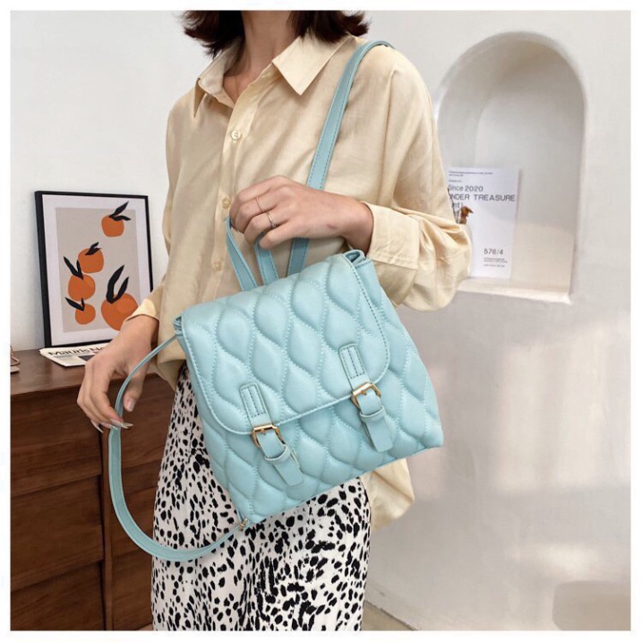 Ba Lô Da đựng điện thoại kiểu mini dễ thương có thể làm túi đeo chéo nhé, balo kiểu nhỏ đính đinh đẹp mới