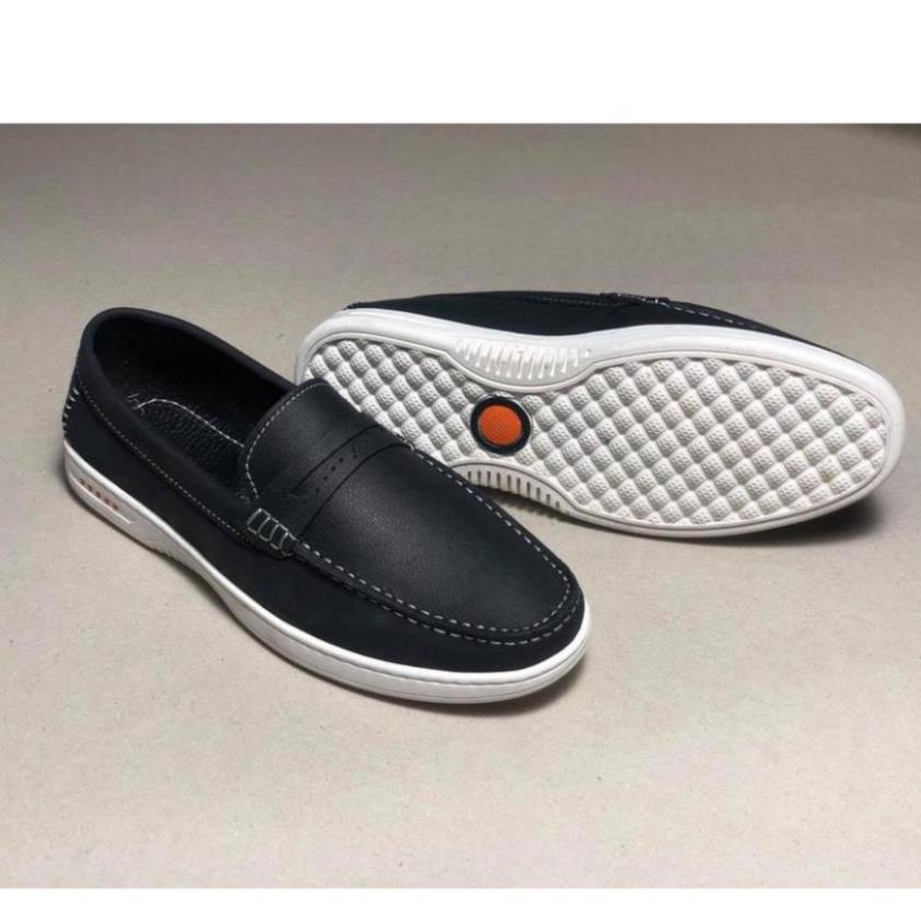 Giày lười nam da bò thật hành 12 tháng kiểu dáng Penny Loafer - Mã T17