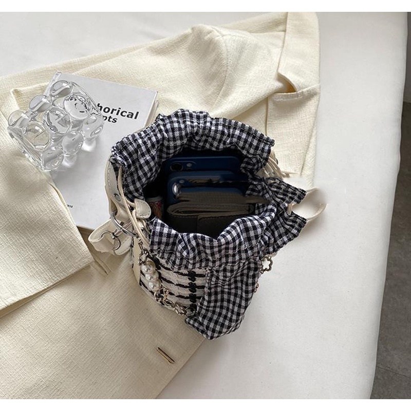 Ielgy Mới Túi Đeo Chéo Vai Bằng Vải Dệt Đa Năng Thiết Kế Nhỏ Gọn Dành Cho Bạn Nữ