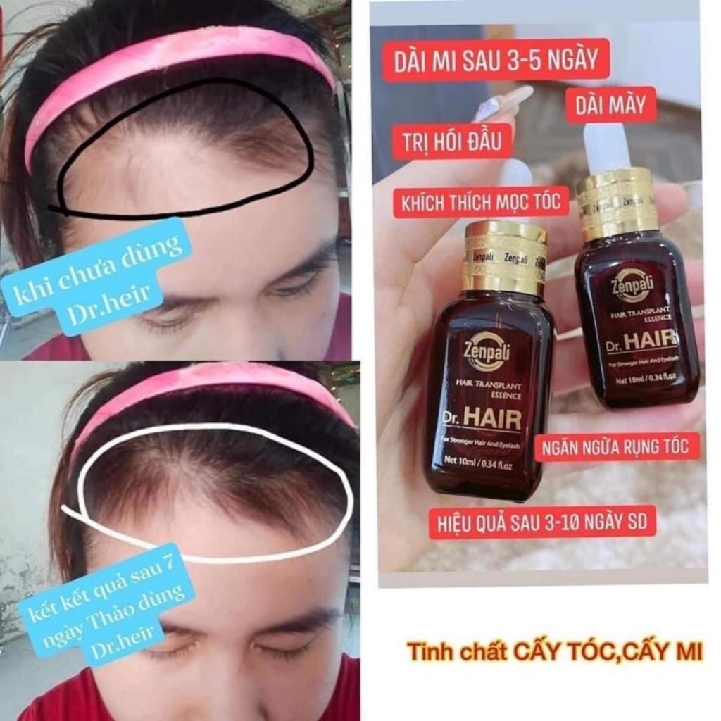 Dr Hair Kích Mọc Tóc Nhanh Dưỡng Mi Dài Lông Mày Dày Tinh Chất Mọc Tóc Zenpali Chính Hãng 10ml SHOP 9999