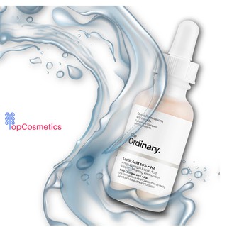 Tinh Chất Tẩy Tế Bào Chết và Sáng Da Serum The Ordinary Lactic Acid 10% + HA 30ml Topcosmetics