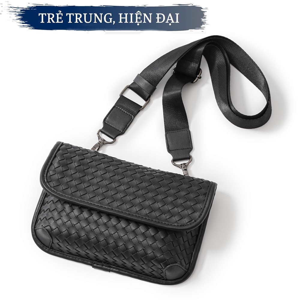Túi Đeo Chéo Nam Túi Xách Da Thời Trang Unisex Cao Cấp Slingbag Siêu Tiện Lợi Cá Tính TX23