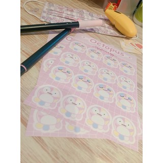 Sticker bạch tuộc hồng 🐙 | Melonary_mnl