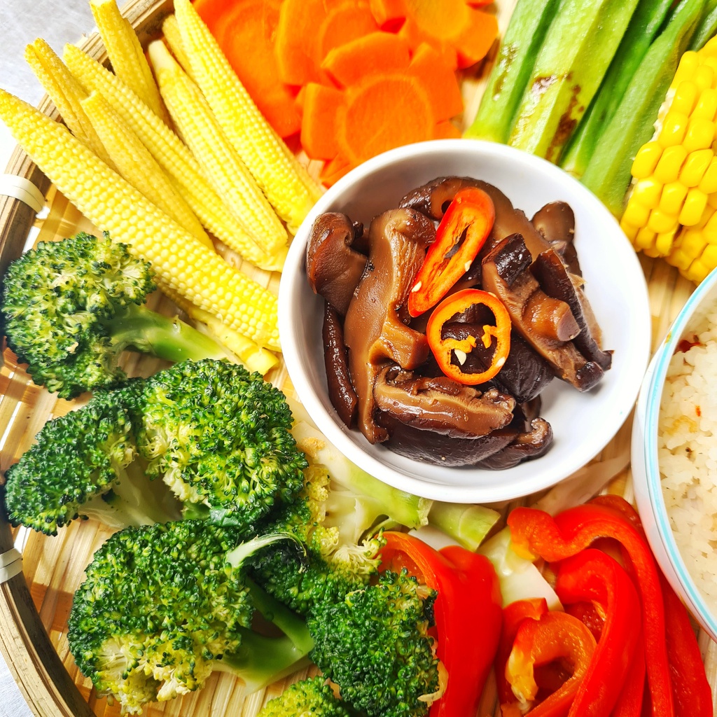 NẤM ĐÔNG CÔ RIM MẶN NHÀ LÀM GIA TRUYỀN 200gr