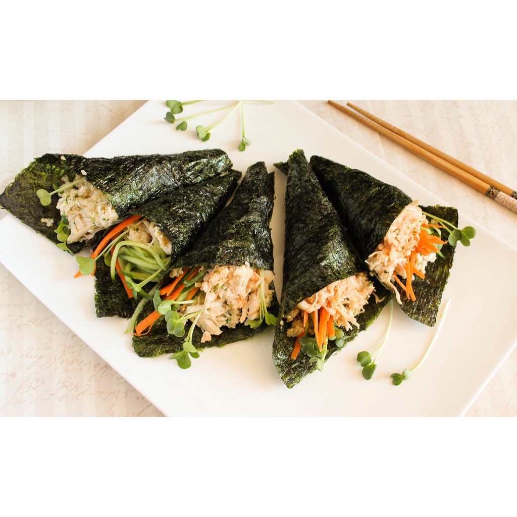 Rong Biển Cuộn Cơm - Rong Biển Bàn Than - Rong Biển Làm Kimbap, Sushi, Ăn Liền Cực Tiện Lợi - HCM