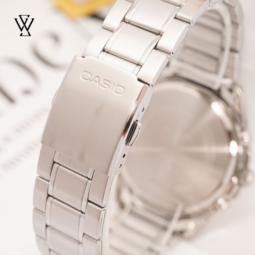 Đồng Hồ Quartz Nam Casio WATCHSTORE MTP-1375D-7A2VDF Thiết Kế Kính Khoáng 42mm, Dây Kim Loại, Vỏ Thép Không Gỉ