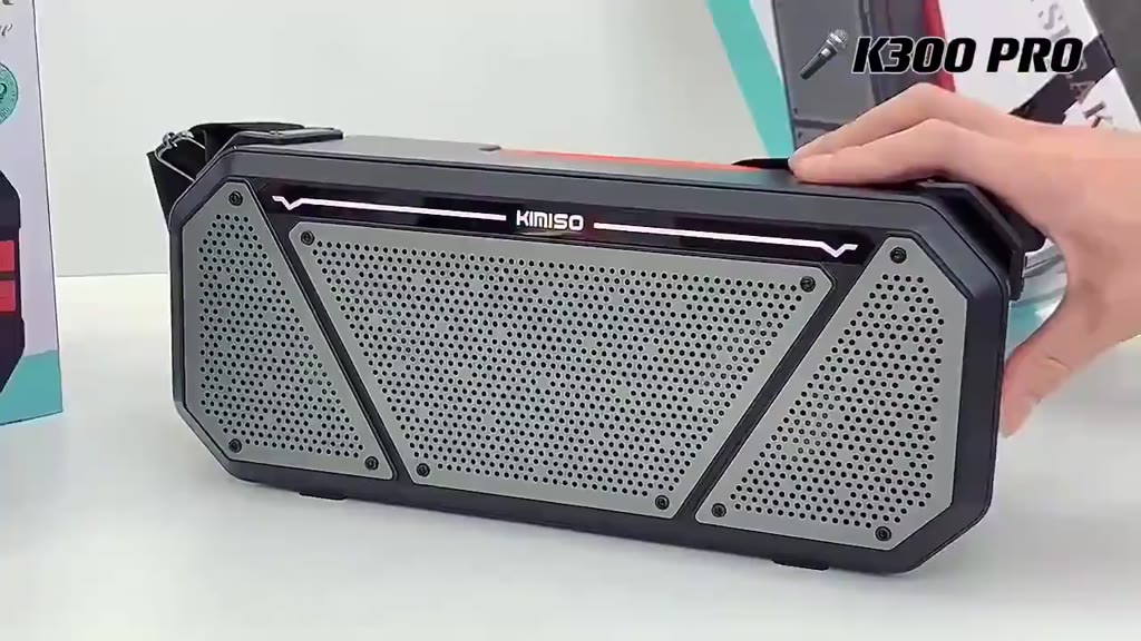 Loa bluetooth karaoke Kimiso K300 kèm 1 micro không dây công xuất lớn 20W, âm thanh trầm ấm, bass căng- TECHHIGH | BigBuy360 - bigbuy360.vn