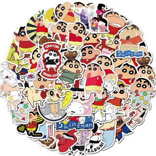 Bộ Sticker CẬU BÉ BÚT CHÌ SHIN decal hình dán chống nước trang trí xe, laptop, nón bảo hiểm, vali #105
