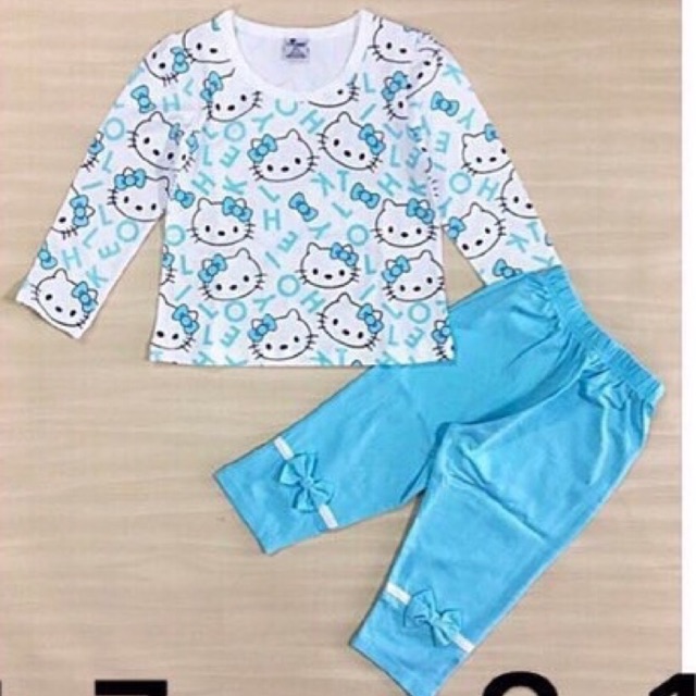 Bộ dài tay bé gái .22-33kg