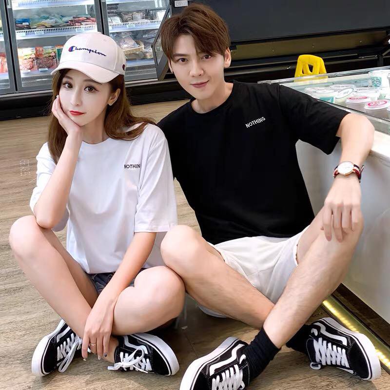 Áo thun tay lỡ form rộng unisex 100% COTTON - Áo phông nữ NOTHING SABI SHOP