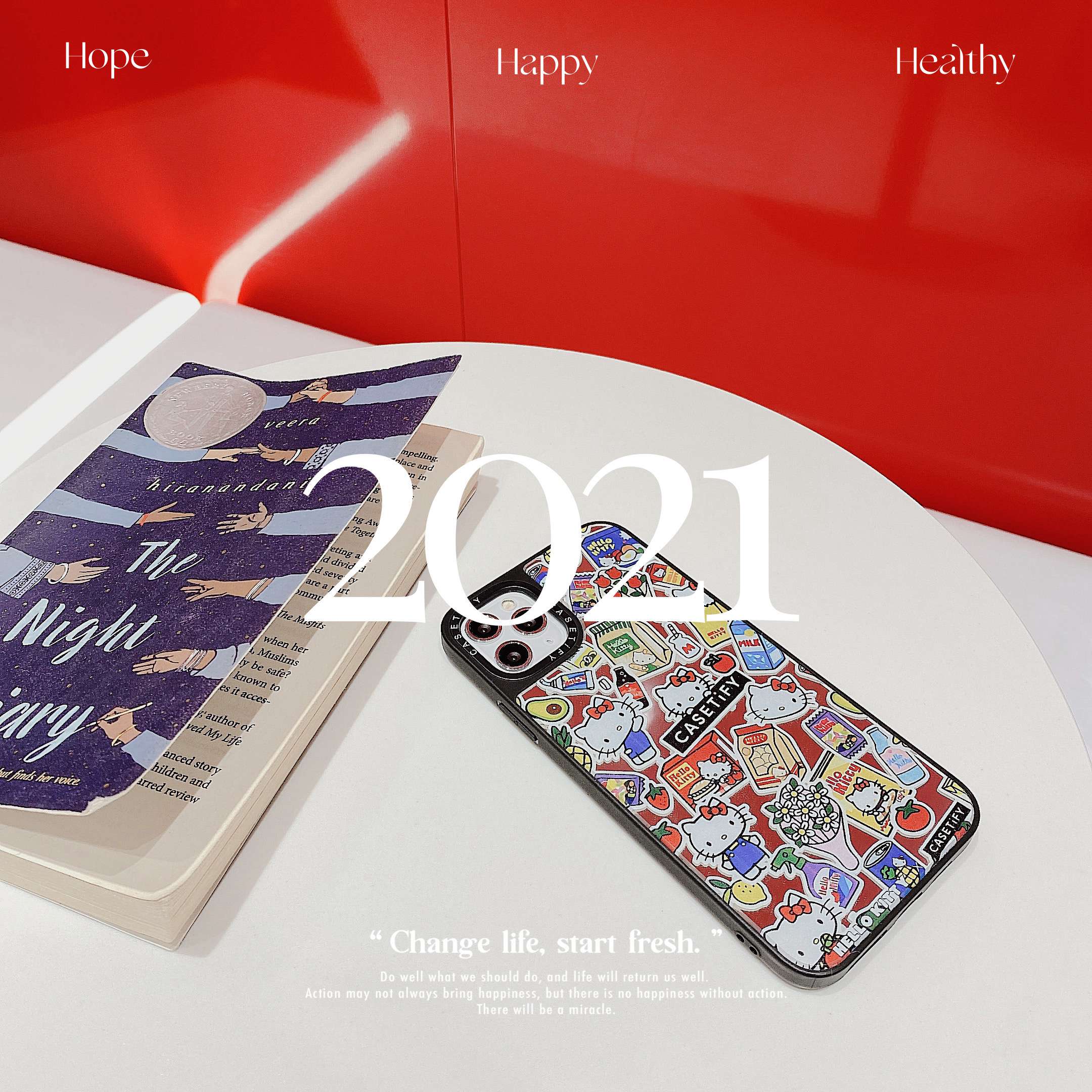 【Mirror casetify 】Ốp Case iPhone 12 Pro Max 11 Pro max 8 plus 7 plus 6s 6Plus iPhone XR SE2020 XS Max X 12mini 12Promax Hình Mèo Kitty Cho