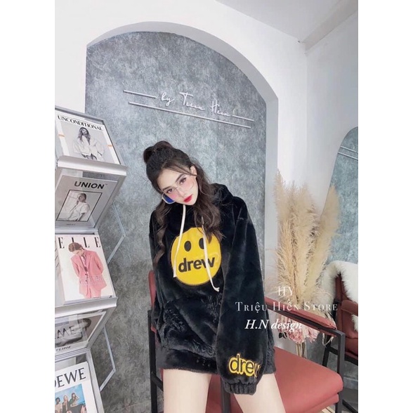 Áo lông mặt cười Drew